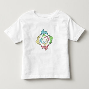 Bunny Mandala in Four Pastel Colours Toddler T-Shirt