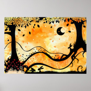 Bunny McGee - poster print