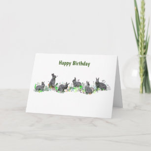 Bunny Meadow Card (Birthday)