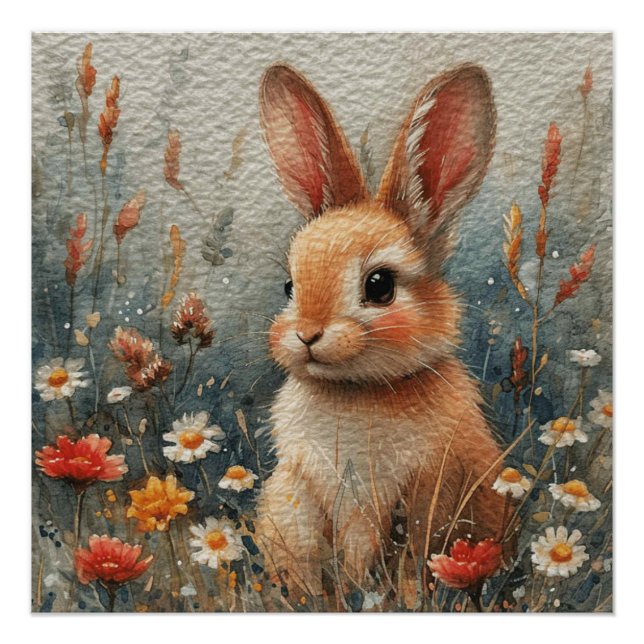 Bunny Melody: A Bit of Whimsy Bunny Poster (Front)