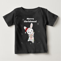 Bunny Merry Christmas Winter Animals Rabbits