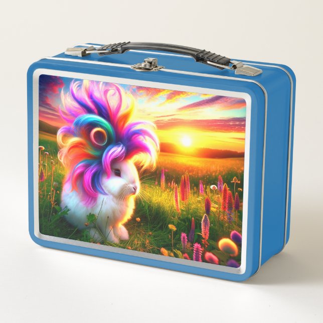 Bunny Metal Lunch Box (Front)
