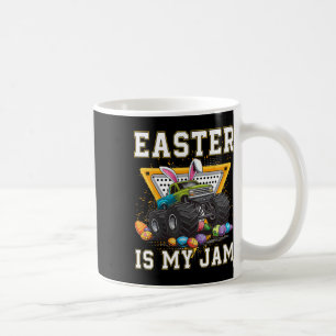 Bunny Monster Truck Easter Is My Jam Day Boys Todd Coffee Mug