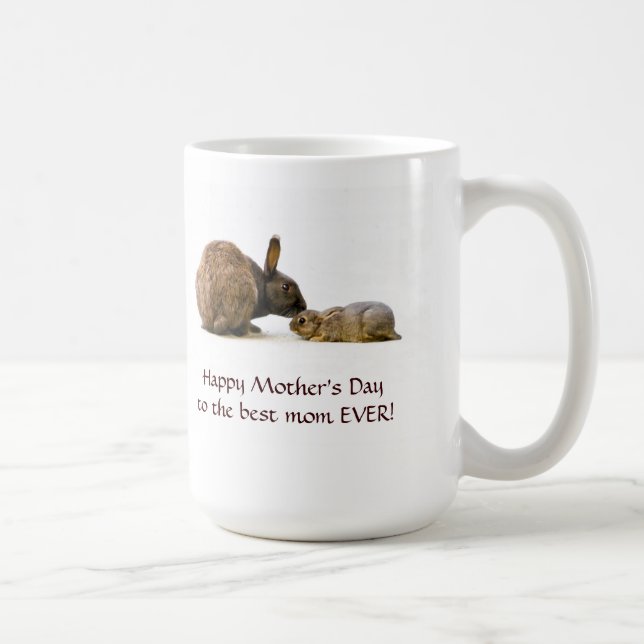 Bunny mother & baby - mugs (Right)