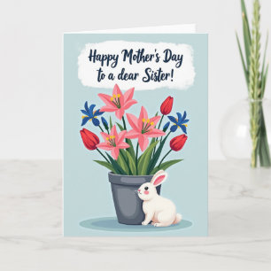 Bunny Mothers Day Love Card