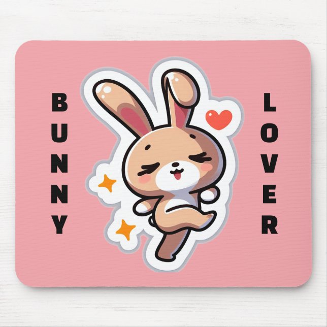 Bunny Mouse Pad (Front)