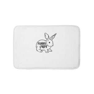 Bunny Mum Rabbit Lover Bath Mat