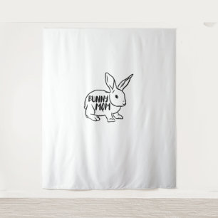 Bunny Mum Rabbit Lover Tapestry