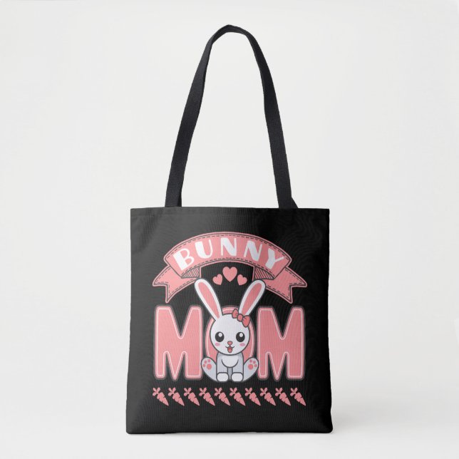 Bunny Mum Tote Bag (Front)