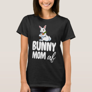 Bunny Mum  Women Crazy Bunny Lady T-Shirt