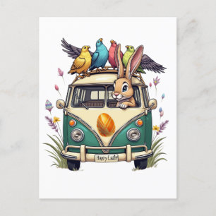 Bunny on a Mission Postcard
