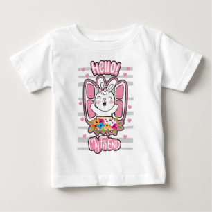 Bunny on window baby T-Shirt