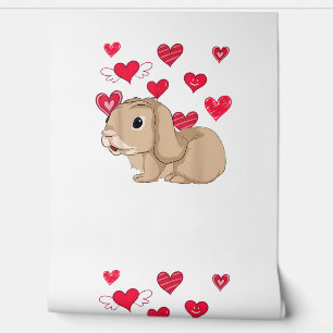 Bunny Owner Pet Hearts Animal Lover Cute Rabbit Wallpaper