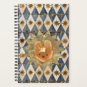 Bunny Pancake on a Golden Starburst Planner