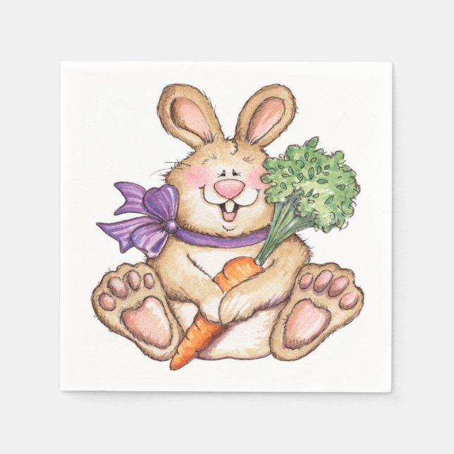 Bunny - Paper Napkins (Front)