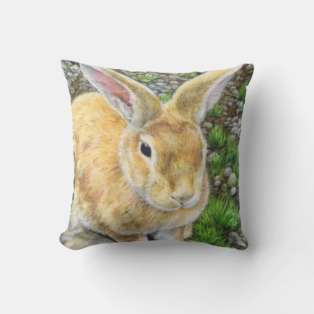 Bunny Pastel Cushion (Front)