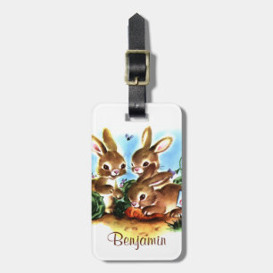 Bunny Patch Luggage Tag