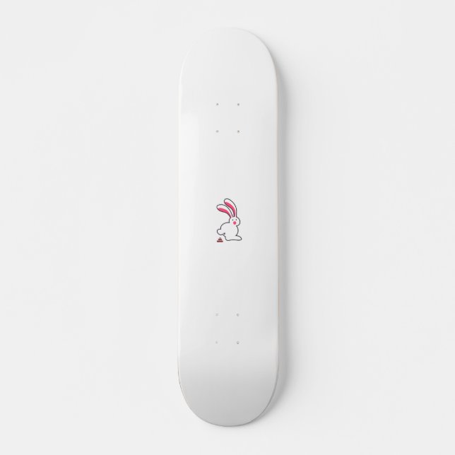 Bunny peeing skateboard (Front)