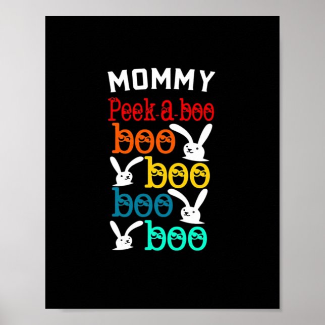Bunny Peekaboo Game For Novelty Kids Adults Poster (Front)