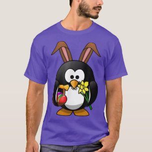 Bunny Penguin Easter  Funny  2016  T-Shirt