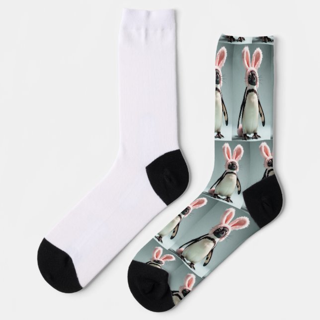 Bunny Penguin Socks (Left)