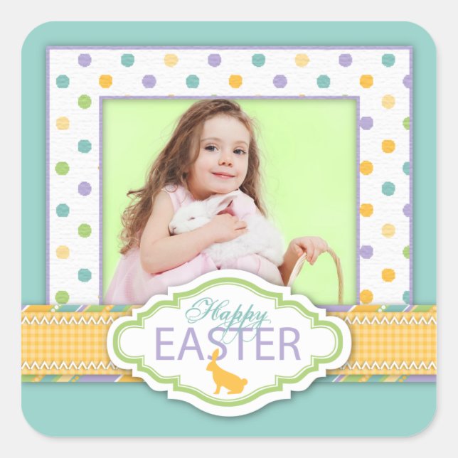 Bunny Photo Sticker S (Front)