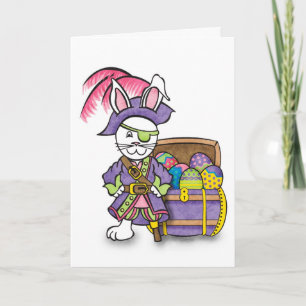 Bunny Pirate Card