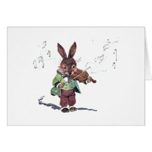 Bunny Playing the Violin