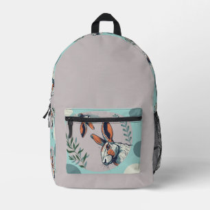 Bunny printed backpack