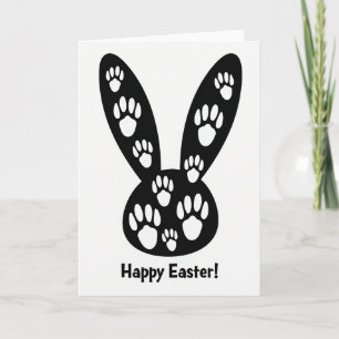 Bunny Prints Springtime Card