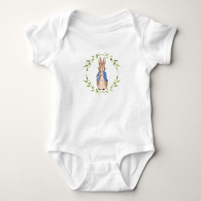 Bunny rabbit baby bodysuit (Front)