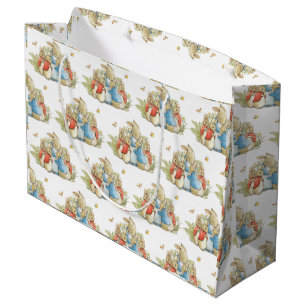 Bunny Rabbit Baby Boy Girl Shower Large Gift Bag