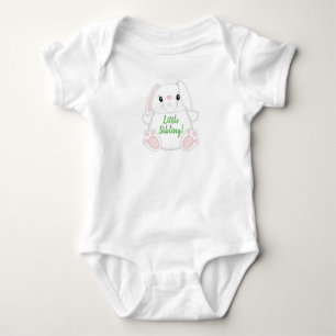 Bunny Rabbit Baby Shower Green Bodysuit