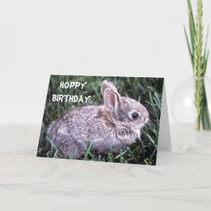 Bunny Rabbit Birthday Card