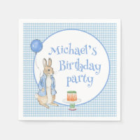 Bunny Rabbit Blue Birthday Party