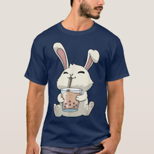 Bunny Rabbit Boba Bubble Tea Anime Kawaii T-Shirt