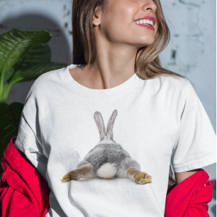 Bunny Rabbit Butt Tail Cute T-Shirt