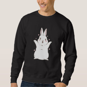 Bunny Rabbit Christmas New Year cute Sweatshirt