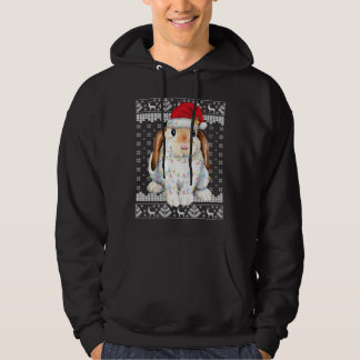 Bunny Rabbit Christmas Ugly Sweater Funny Xmas Tre