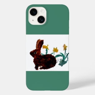 Bunny Rabbit Daffodils Spring Case-Mate iPhone 14 Case