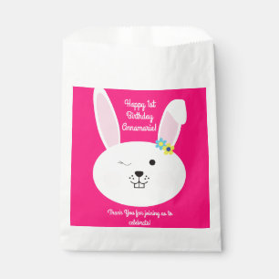 Bunny Rabbit Easter Spring Birthday Party Favour Bag