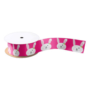 Bunny Rabbit Easter Spring Birthday Party Satin Ribbon