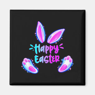 Bunny Rabbit Face Funny Easter Day Kpop Style Wome Magnet