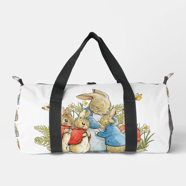 Bunny Rabbit family Duffle Bag (Front)