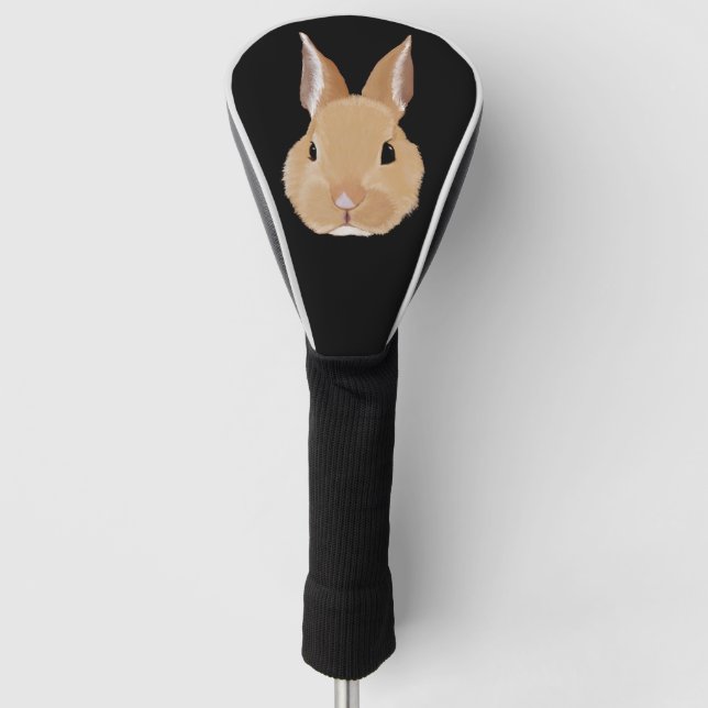 Bunny Rabbit Golf Head Cover (Front)
