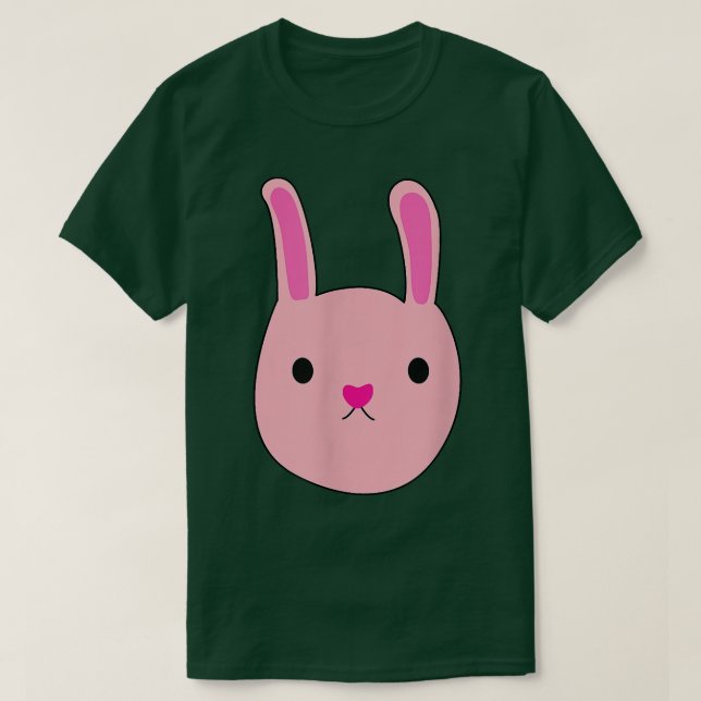 Bunny Rabbit Head  T-Shirt (Design Front)