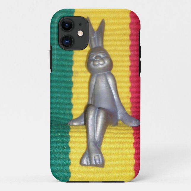 Bunny - Rabbit in Rasta Colours: A Touch of Groovy Case-Mate iPhone Case (Back)