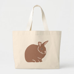 Bunny Rabbit Large Tote Bag