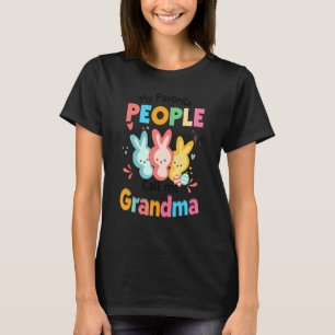Bunny Rabbit My Favourite People Call Me Grandma T-Shirt