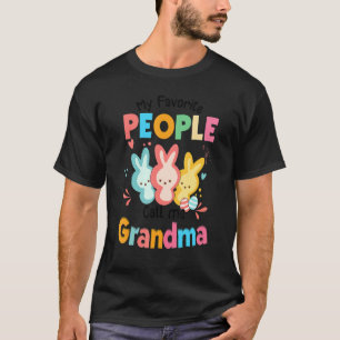 Bunny Rabbit My Favourite People Call Me Grandma T-Shirt